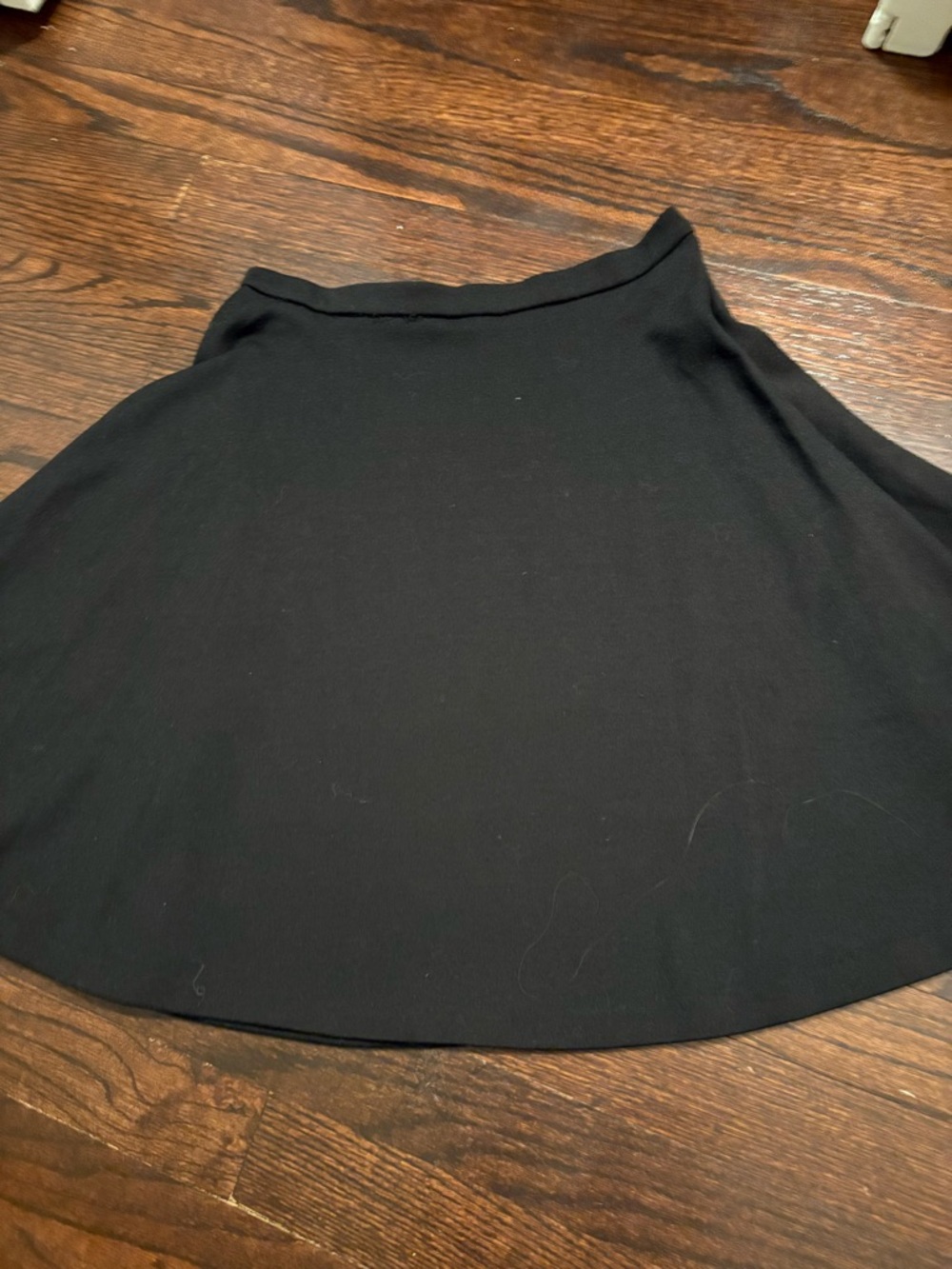 New York & Company Black Flared Skater Skirt
